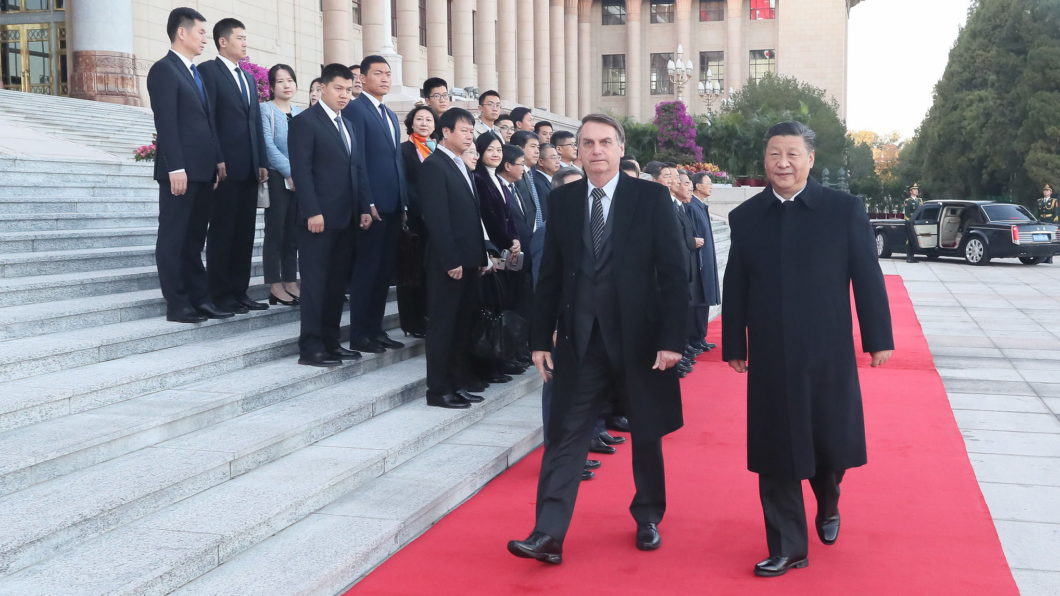 Jair Bolsonaro e Xi Jinping