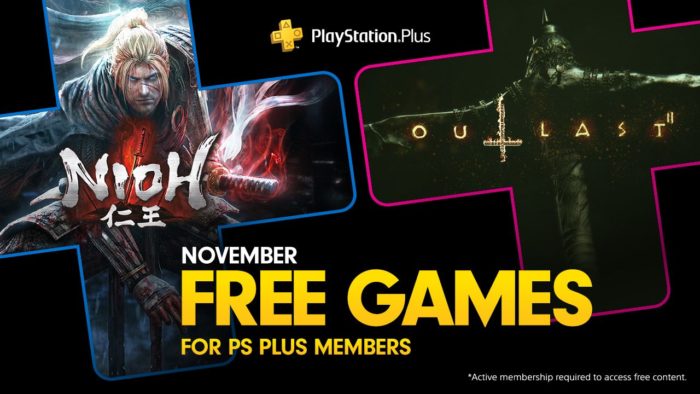Jogos grátis da PlayStation Plus em novembro: Nioh e Outlast 2