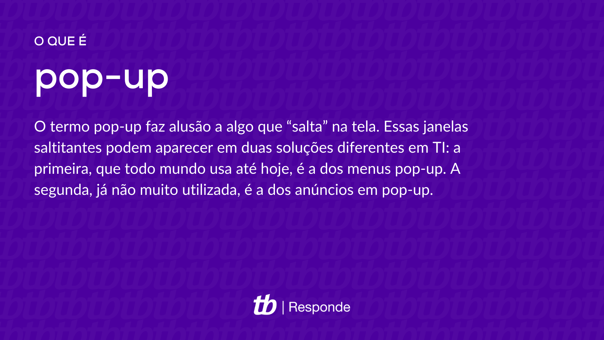O que é pop-up? – Tecnoblog