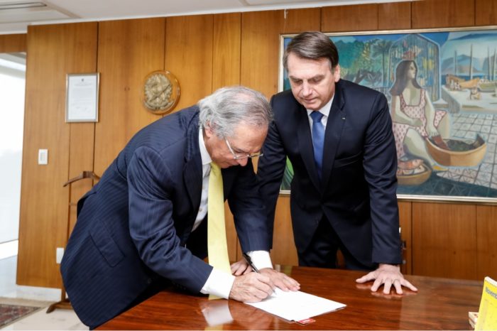Paulo Guedes e Jair Bolsonaro