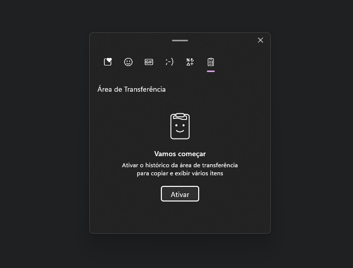 O que é área de transferência?  / Reprodução / Windows