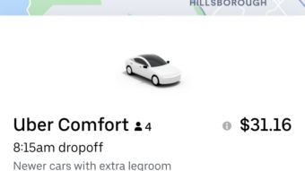 Uber Comfort é anunciado no Brasil com corridas sem conversas