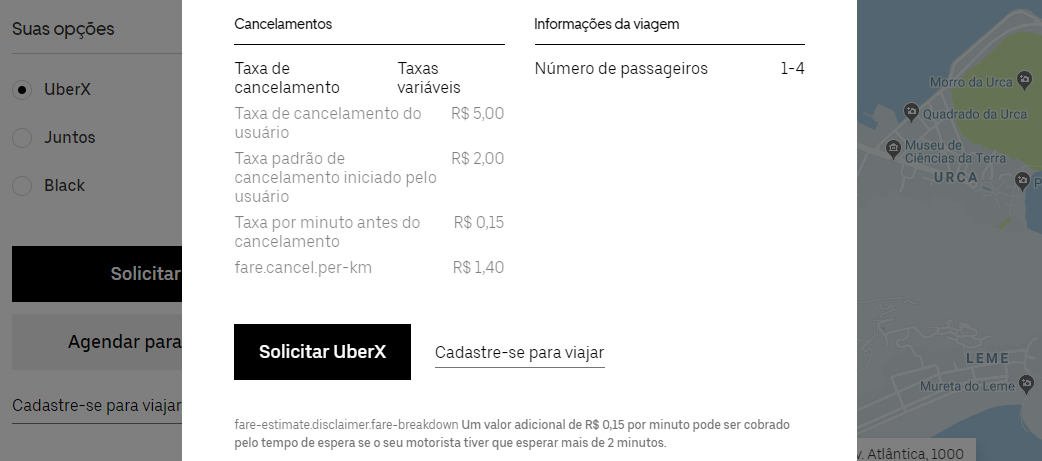 Uber Avisa Sobre Novas Regras Para Taxa De Espera E De Cancelamento No