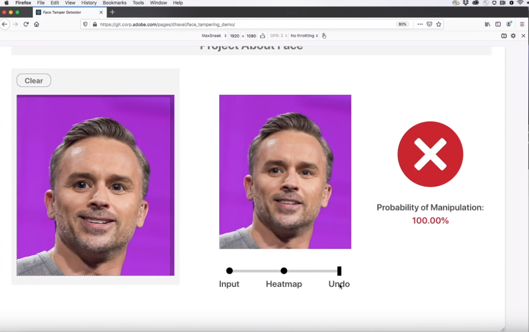 About Face é uma ferramenta que identifica rostos photoshopados