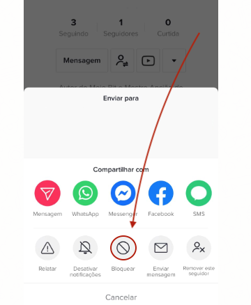 Bloquear no TikTok