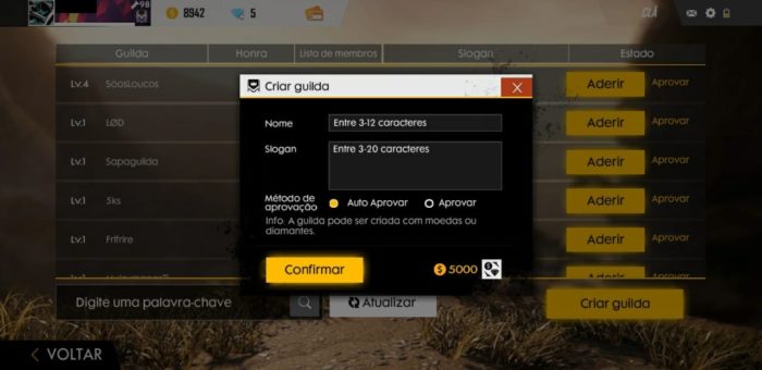 Free Fire: como criar sala personalizada, free fire