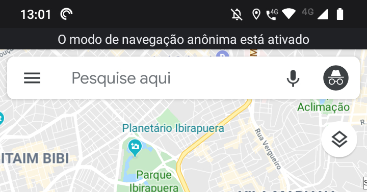 Google Maps libera modo anônimo no app para Android