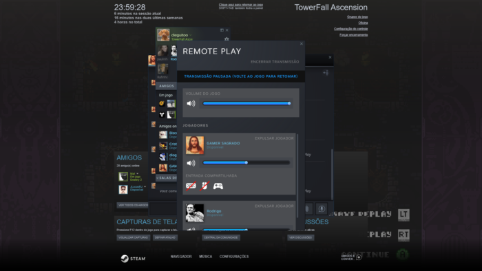 Steam Remote Play Together: Jogue games com multiplayer local com