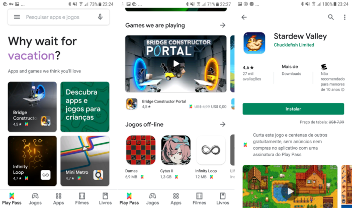 Google Play Pass: serviço de assinatura de apps e jogos chega ao Brasil -  Olhar Digital