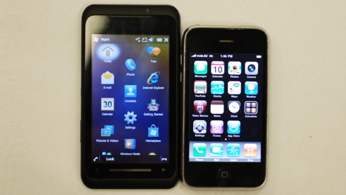 Windows Mobile 6.5 e iPhone 3G