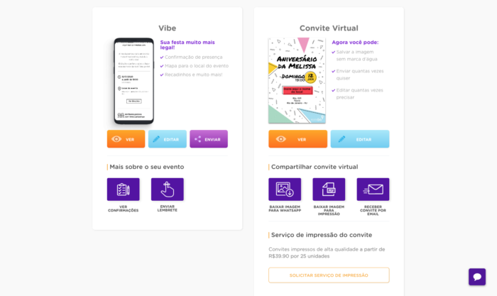 Convite Virtual para WhatsApp - FestaLab