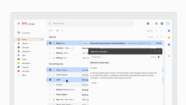Gmail ganha opção que permite encaminhar vários e-mails como anexos