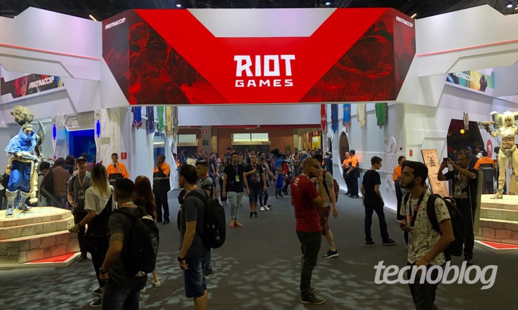 Estande da Riot Games na Comic Con (CCXP) 2019