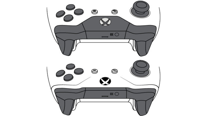 Controles do Xbox One / controle iphone