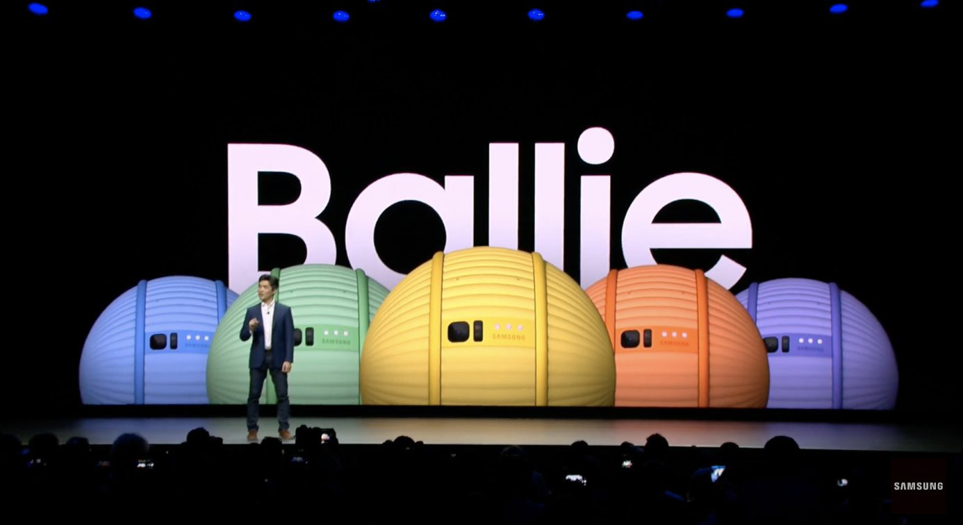 Samsung Ballie é um robô no estilo BB-8 para casas conectadas