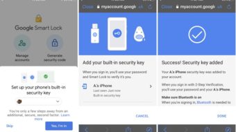 Google já permite usar iPhone como chave para autenticação em dois passos