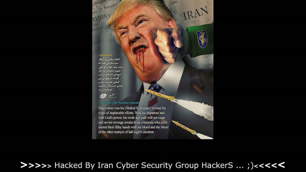 Site dos EUA invadido pelo Irã