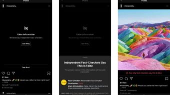Instagram pode ocultar imagem “photoshopada” por considerá-la falsa
