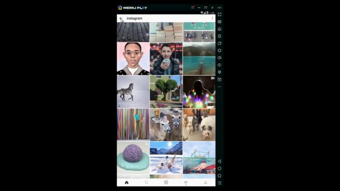 MEMu Play rodando Instagram / Como conversar pelo Instagram no PC