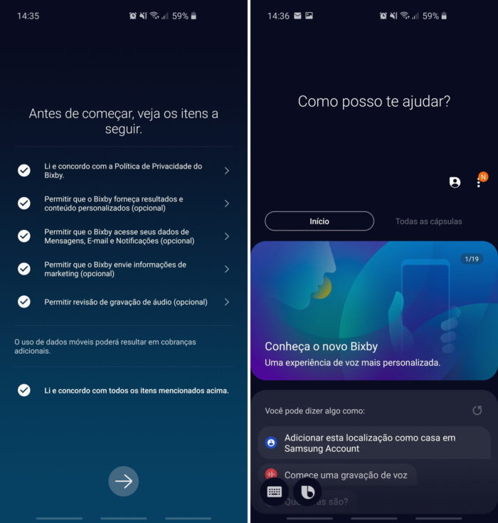 Samsung Bixby em português