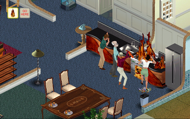 the sims fogo