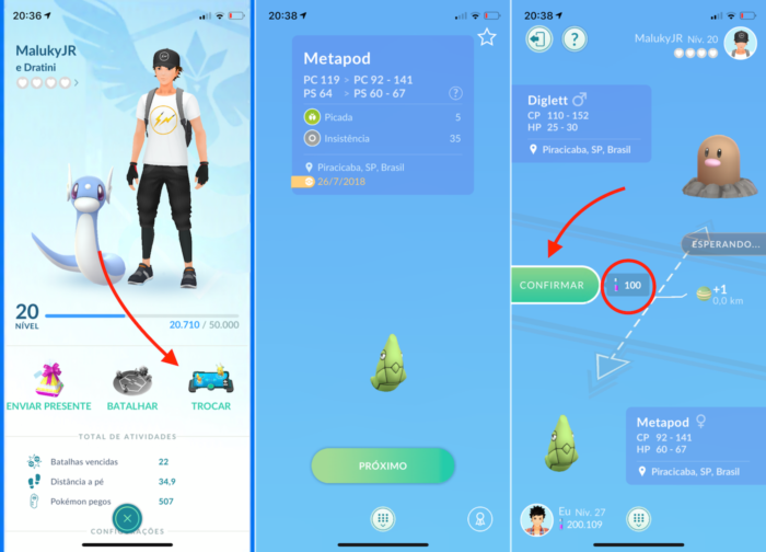 Como fazer trocas em Pokémon Go – Tecnoblog