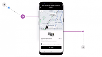 Uber exibe rotas de ônibus e metrô para mais usuários em SP