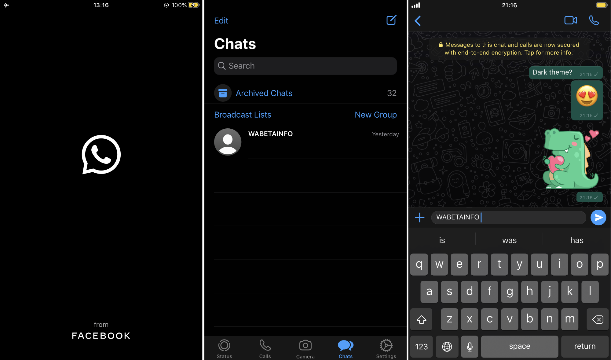 WhatsApp Beta para iPhone libera modo escuro aos usuários
