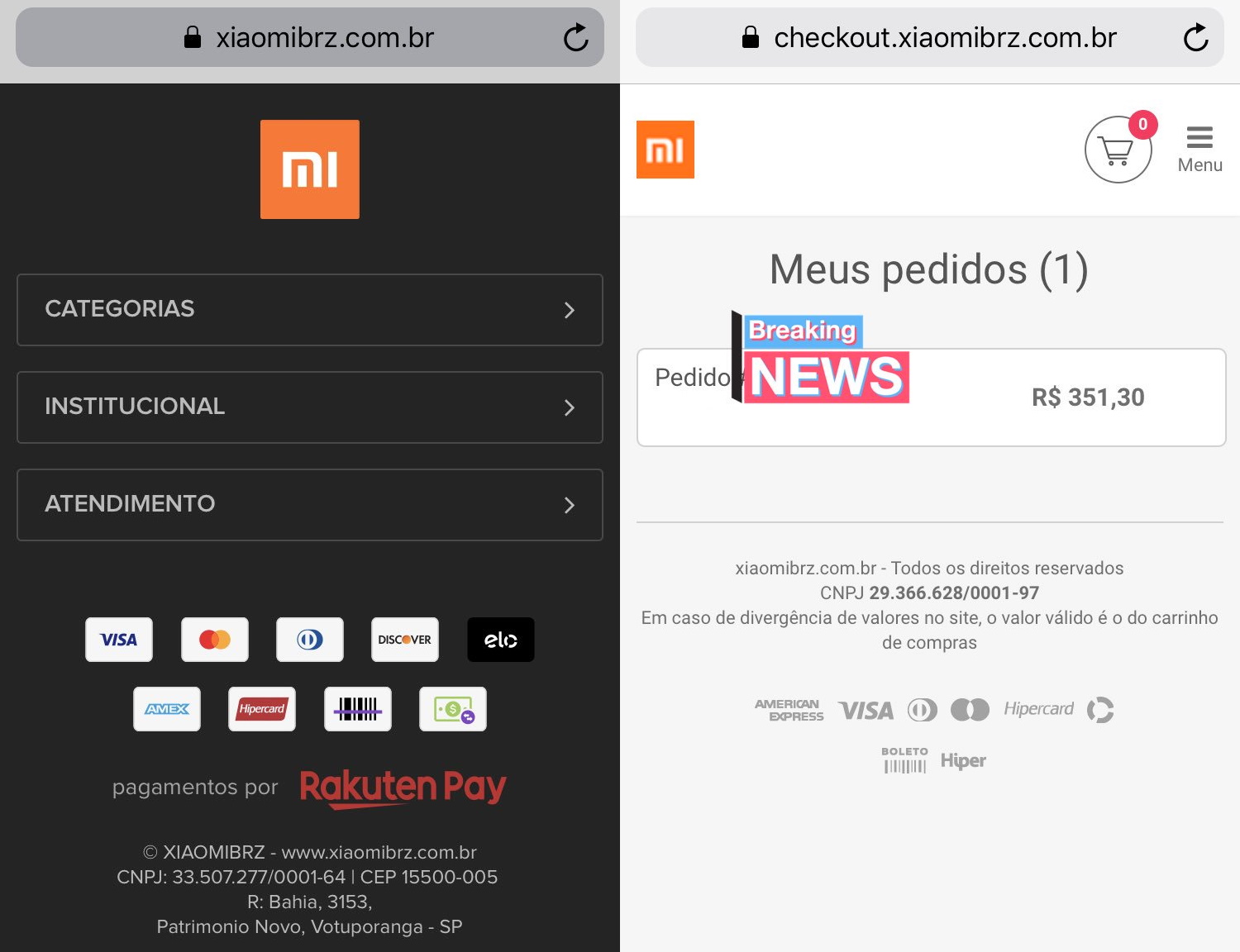 Loja Xiaomi não-oficial deu calote milionário, diz Rakuten Brasil