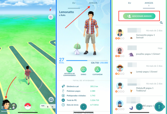 Entenda o sistema de amizades e trocas em Pokémon GO