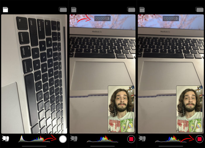 Como filmar com duas câmeras de iPhone no DoubleTake