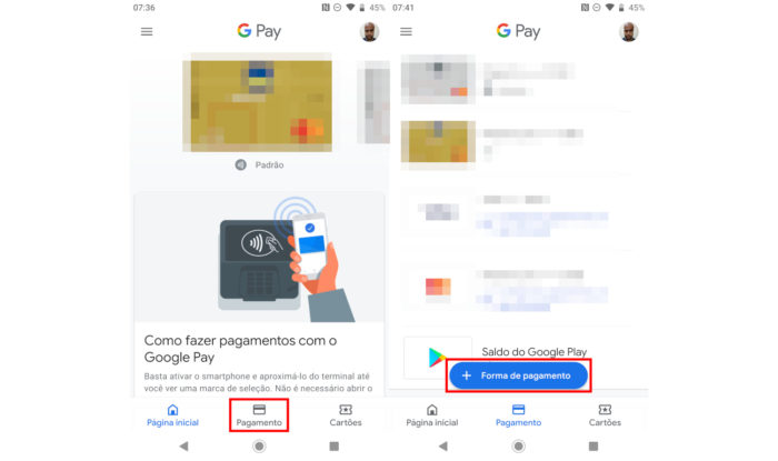 Como adicionar um cartão de crédito na Google Play do Android