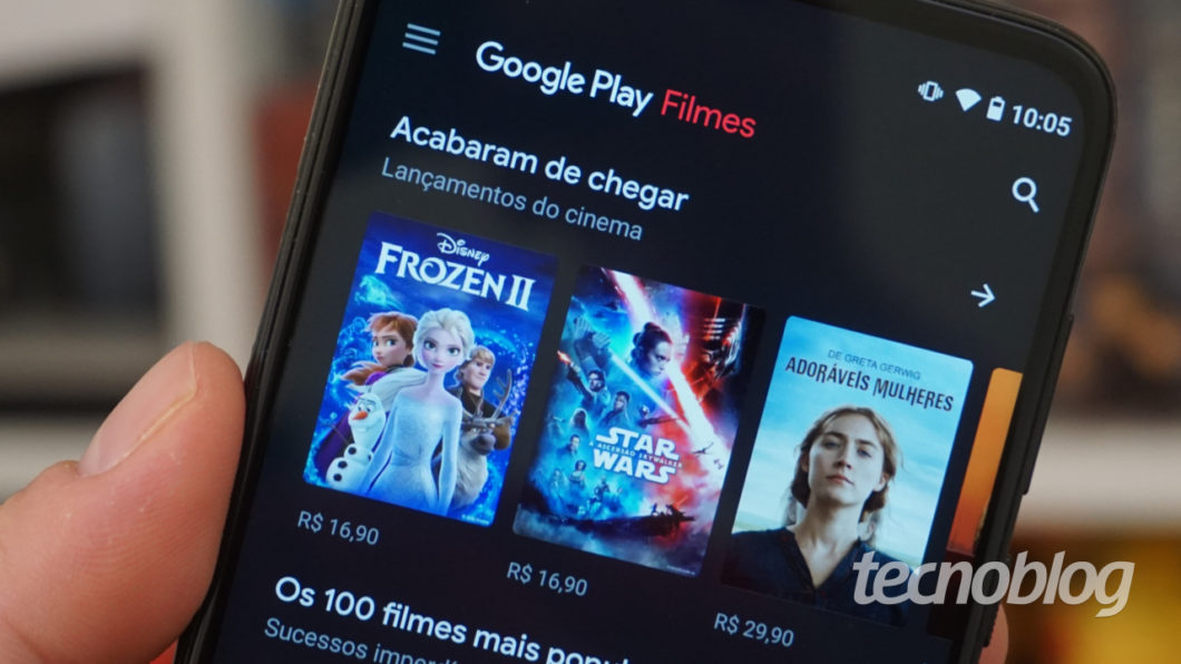 Google Play Filmes (Imagem: André Fogaça/Tecnoblog)