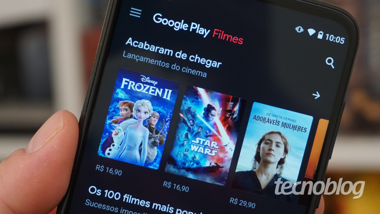 Google Play Filmes pode adicionar filmes grátis com anúncios