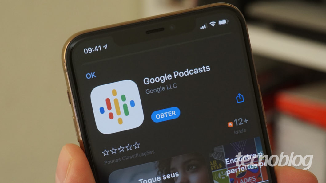 Google Podcasts (Imagem: André Fogaça/Tecnoblog)