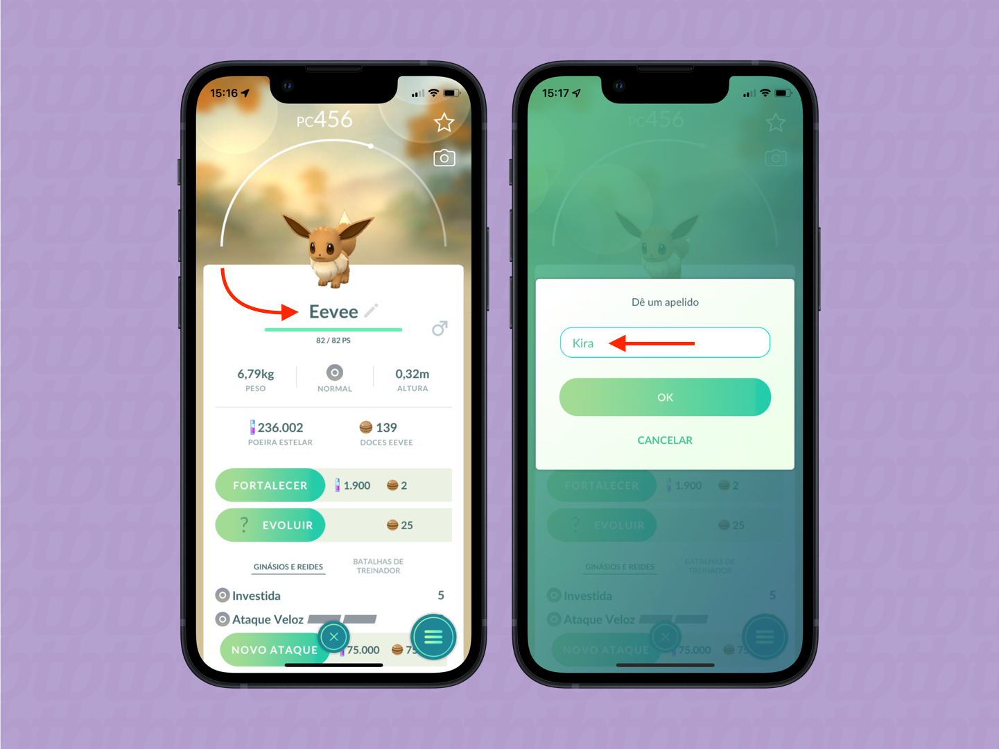 Como escolher a evolução do Eevee no Pokémon GO