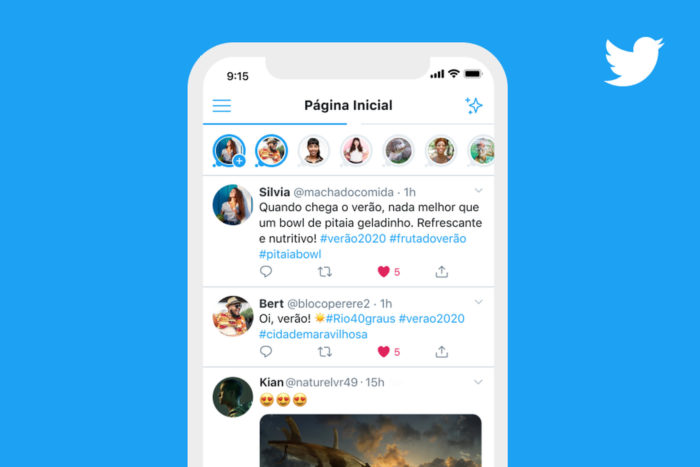 Twitter expande fleets e planeja salas de bate-papo em voz