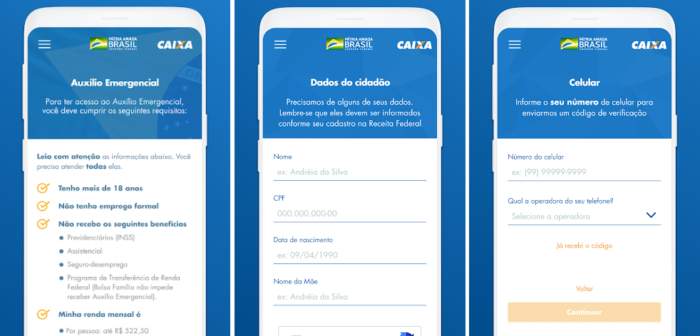Caixa lança app e site de cadastro para auxílio de R$ 600