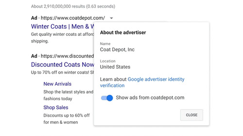Google exigirá verificação de identidade de todos os anunciantes