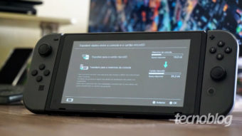 Nintendo Switch agora permite transferir jogos para o cartão de memória