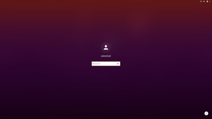 Ubuntu 20.04 - tela de login