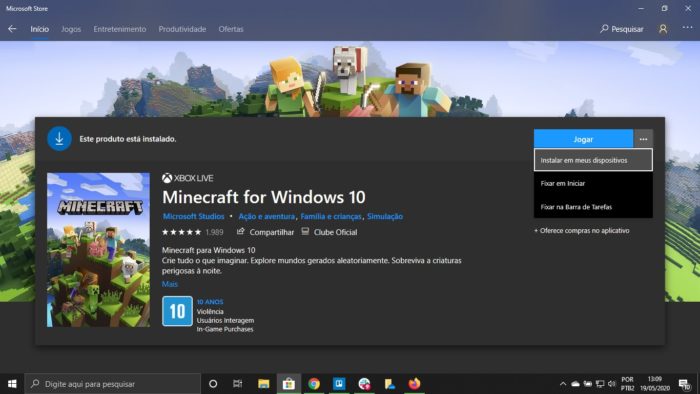 Jogo Minecraft não quer instalar/atualizar - Microsoft Community