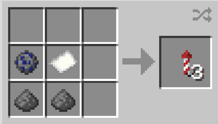 como fazer fogos de artificio no minecraft / screenshot / reprodução