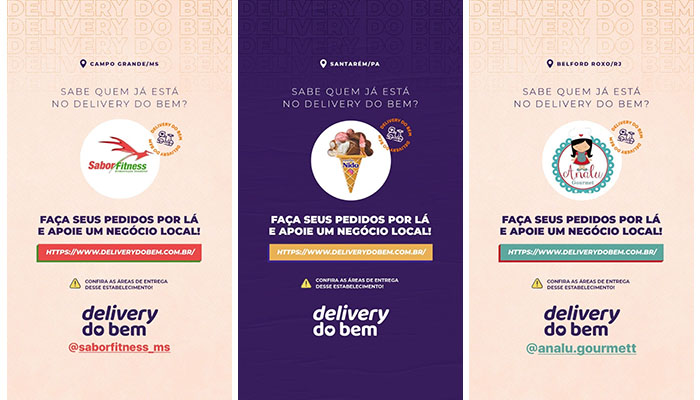Como funciona o Delivery do Bem / Karla Soares / Reprodução