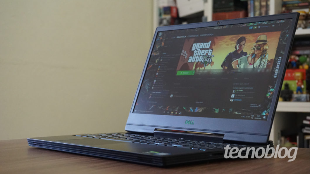 Dell G5 5590 (imagem: André Fogaça/Tecnoblog)