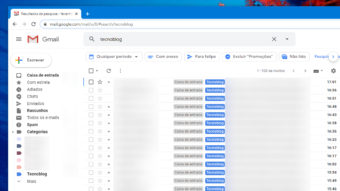 Google libera “Search Chips” no Gmail com filtros para busca
