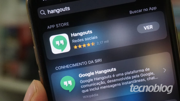 Google Hangouts (Imagem: André Fogaça/Tecnoblog)
