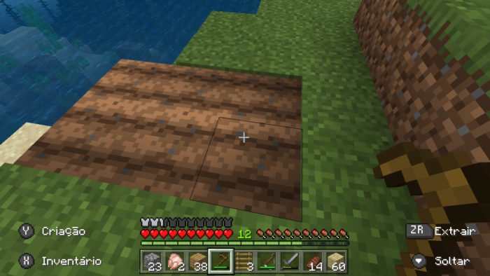 Mundo Minecraft: Como plantar?