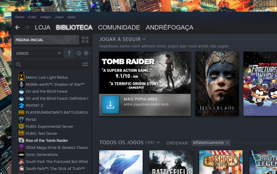 Jogos Grátis (Steam e outros sites)