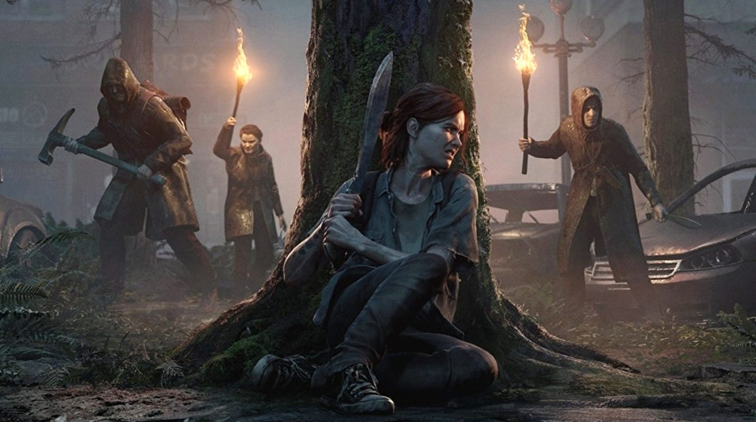 Download Joel and Ellie living on the edge in The Last of Us Wallpaper